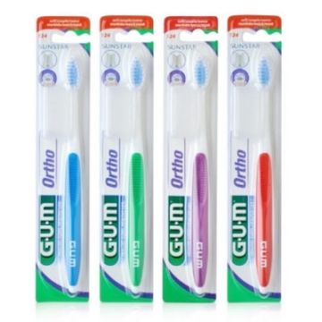 Gum 124 Cepillo Dental Adulto Ortodoncia