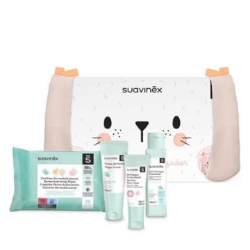 Suavinex Organizador de Cuna Conejo Rosa + 4 Productos