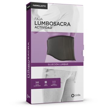 Farmalastic Faja Lumbosacra Actividad Negro T/G