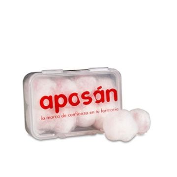 Aposan Tapones de Cera con Algodon 8 Uds