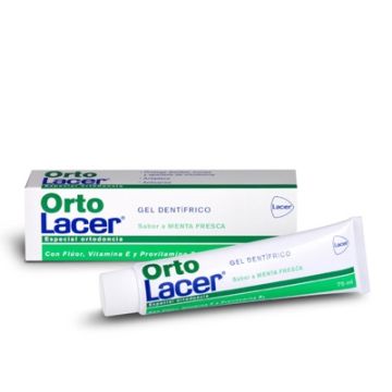 Lacer Orto Gel Dentifrico Menta Fresca 75 ml