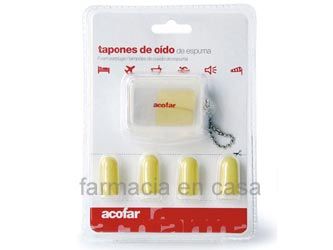 Acofar Tapones oído espuma 6 uds