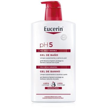 Eucerin PH5 Gel de Baño Piel Seca-Sensible 1L