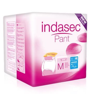 Indasec Pant Plus Unisex T/Med 12uds