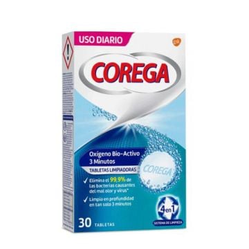 Corega Oxigeno Bio-Activo 30 Tabletas