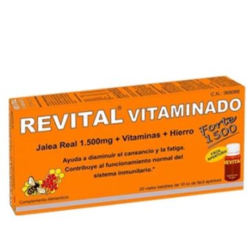 Revital Vitaminado Forte 1500mg 20 Ampollas