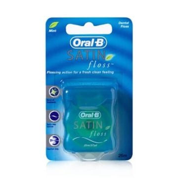 Oral-B Satin floss seda dental menta 25 metros