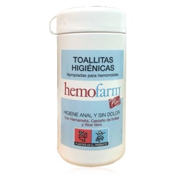 Hemofarm Plus Bote 60 Toallitas