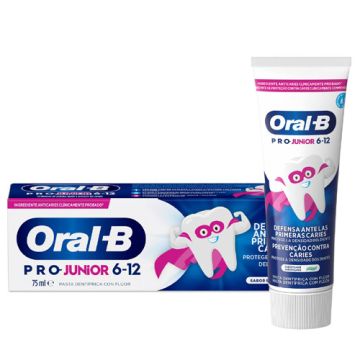 Oral-B Pasta Dental Pro Junior 6-12 Años Menta Suave 75ml