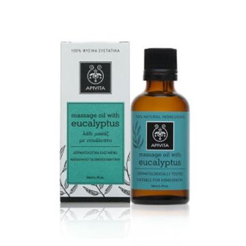 Apivita Eucalyptus Aceite De Masaje Para El Invierno 50ml