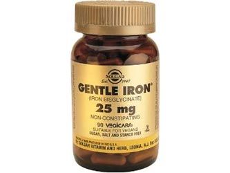 Solgar Hierro gentle 20 mg. 180 cápsulas vegetales