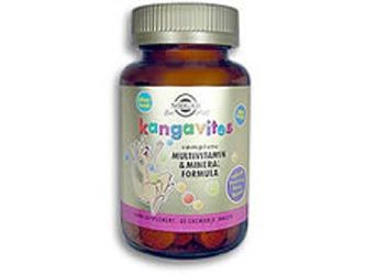 Solgar Kangavites multi frutas bosque. 60 comp. mastic.