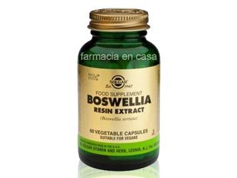 SOLGAR BOSWELLIA RESINA EXTRACTO 60 CAPSULAS VEGETALES