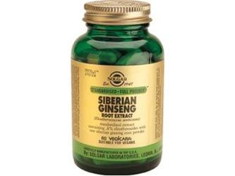 Solgar Ginseng siberiano. raiz. 60 cápsulas vegetales