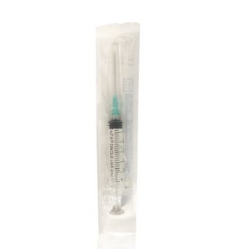 Enfa Jeringa Apirogena 5ml Aguja 21gr 0.88x40mm