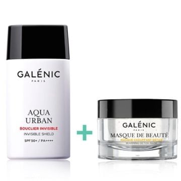 Galenic Aqua Urban Fluido Spf 50+ 40ml + Masc Calor Detox 50ml