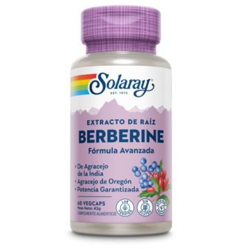 Solaray Berberine Extracto de Raiz 60 Capsulas