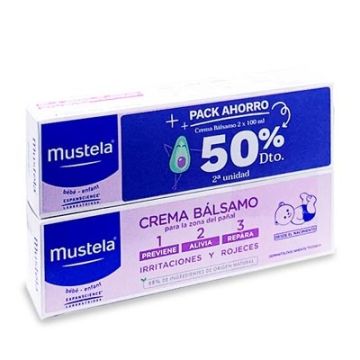 Mustela Crema Balsamo Pañal Duplo 2x100ml