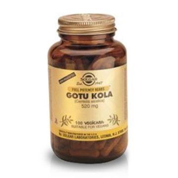 Solgar Gotu kola. 100 cápsulas vegetales