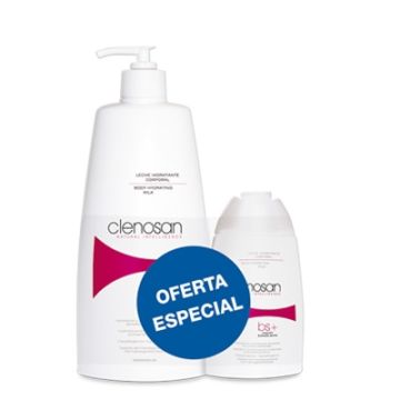 Clenosan Leche Hidratante Corporal 1L + Leche Hidratante 200ml