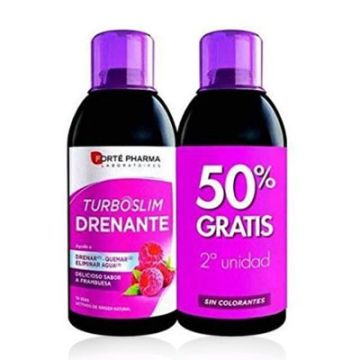 Forte Pharma Turboslim drenante sabor frambuesa duplo 2x500ml