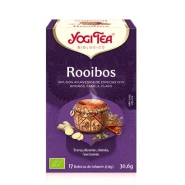 Yogi Tea Rooibos Infusion Rooibos Canela y Clavo 17 Uds