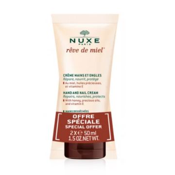 Nuxe Reve de Miel Crema de Manos y Uñas Duplo 2x50ml