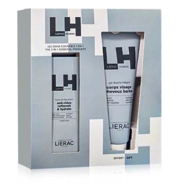 Lierac Homme Fluido Antiedad Global 50ml + Gel Ducha 200ml