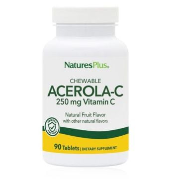 Natures Plus Acerola-C 250mg Vitamina C 90Comp. Masticables