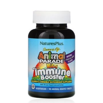 Natures Plus Animal Parade Kids Immune Booster 90 Comprimidos