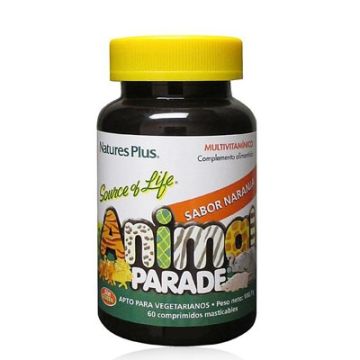 Natures Plus Animal Parade Multivitaminico Naranja 60 Comp