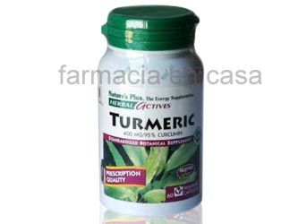 Natures Plus Herbal Actives Curcuma 400mg 60 Capsulas