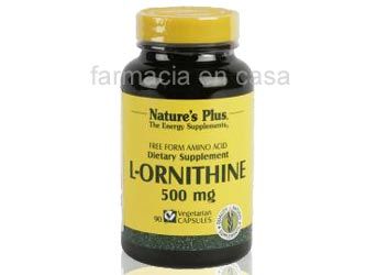 Natures Plus L-Ornitina 500mg Aminoacidos 90 Capsulas