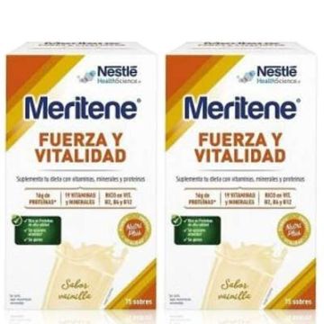 Meritene Fuerza y Vitalidad Sabor Vainilla 30 Sobres