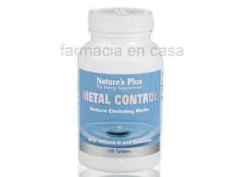 Natures Plus Metal Control Quelador Natural 120 Comprimidos