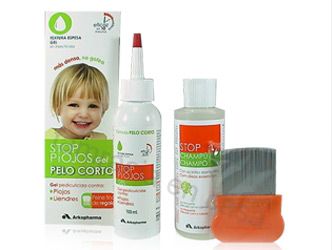 Arkopharma Stop piojos pelo corto gel 100ml + champú 125ml +peine