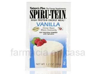 Natures Plus Spiru-Tein Batido de Proteína Sab. Vainilla 34gr