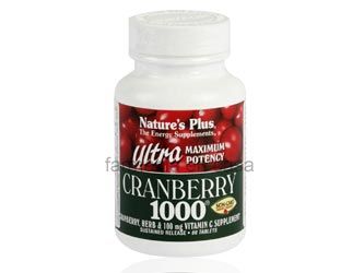 Natures Plus Ultra Cranberry Sistema Urinario 1000mg 60 Comp