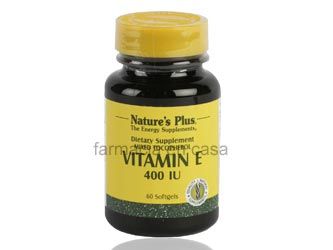 Natures Plus Vitamina E 400 UI 60 Perlas