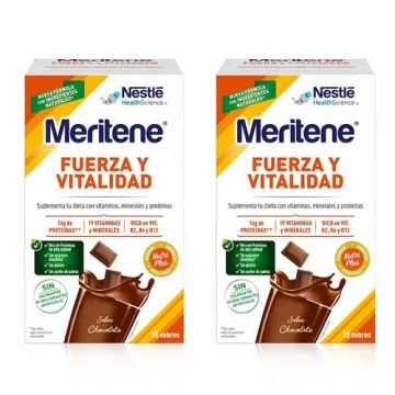 Meritene Fuerza y Vitalidad Sabor Chocolate 30 Sobres