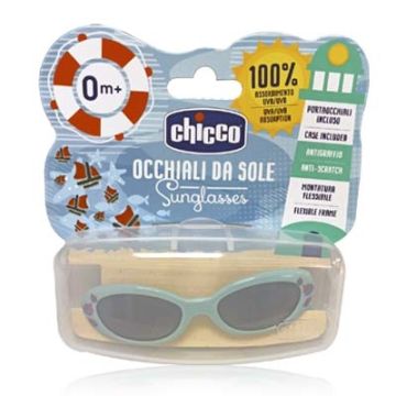 Chicco Gafas de Sol Azul Redonda 0m+