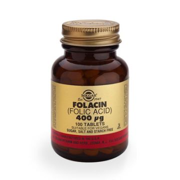 Solgar Folacin ácido folico 400 mcg 250 comprimidos