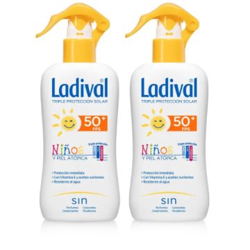 Ladival Niños Protector Solar Spf 50+ Spray Duplo 2x200ml