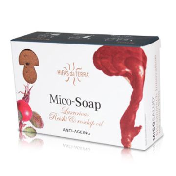 Hifas da Terra Mico-soap reishi rosa mosqueta jabón 2x75gr