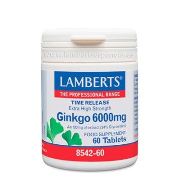 Lamberts Ginkgo Biloba 6000mg 60 Comp