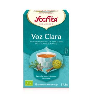 Yogi Tea Voz Clara Infusion Regaliz Hinojo y Tomillo 17 uds