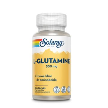 Solaray L- Glutamina 50 Capsulas Vegetales