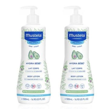 Mustela Hydra Bebe Leche Corporal Hidratante Duplo 2x500ml