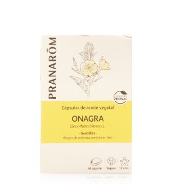 Pranarom Capsulas Aceite Vegetal de Onagra 60 Uds