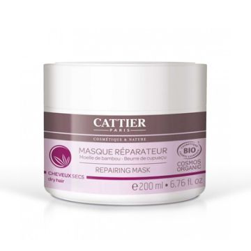 Cattier Mascarilla reparadora cabello seco extracto bambu 200ml